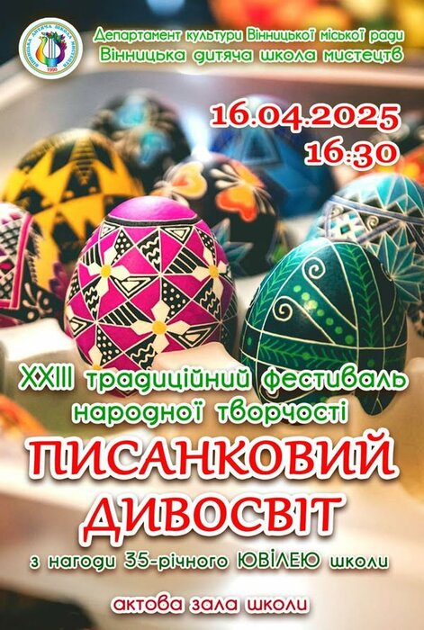 відкритий митсецький проєкт "Писанковий дивосвіт"